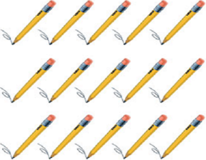 Fifteen Pencils Image